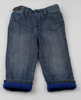 Esprit  Denim Jeans gefüttert ,- bleached mit Washed-Effekten  ( Größe: 80 )